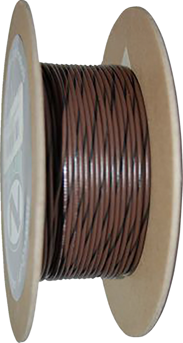 NAMZ 100' Wire Spool - 20 Gauge - Brown/Black NWR-10-100-20