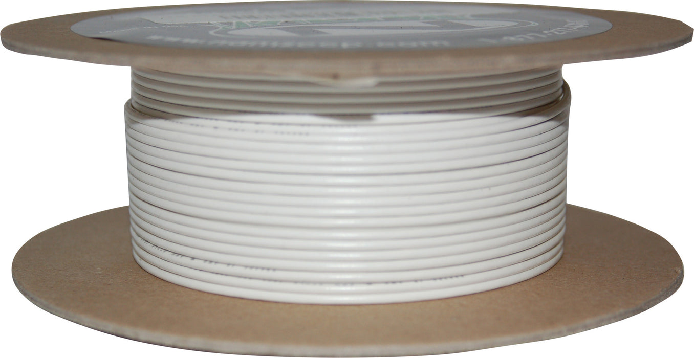 #18 Gauge White 100' Spool Of Primary Wire