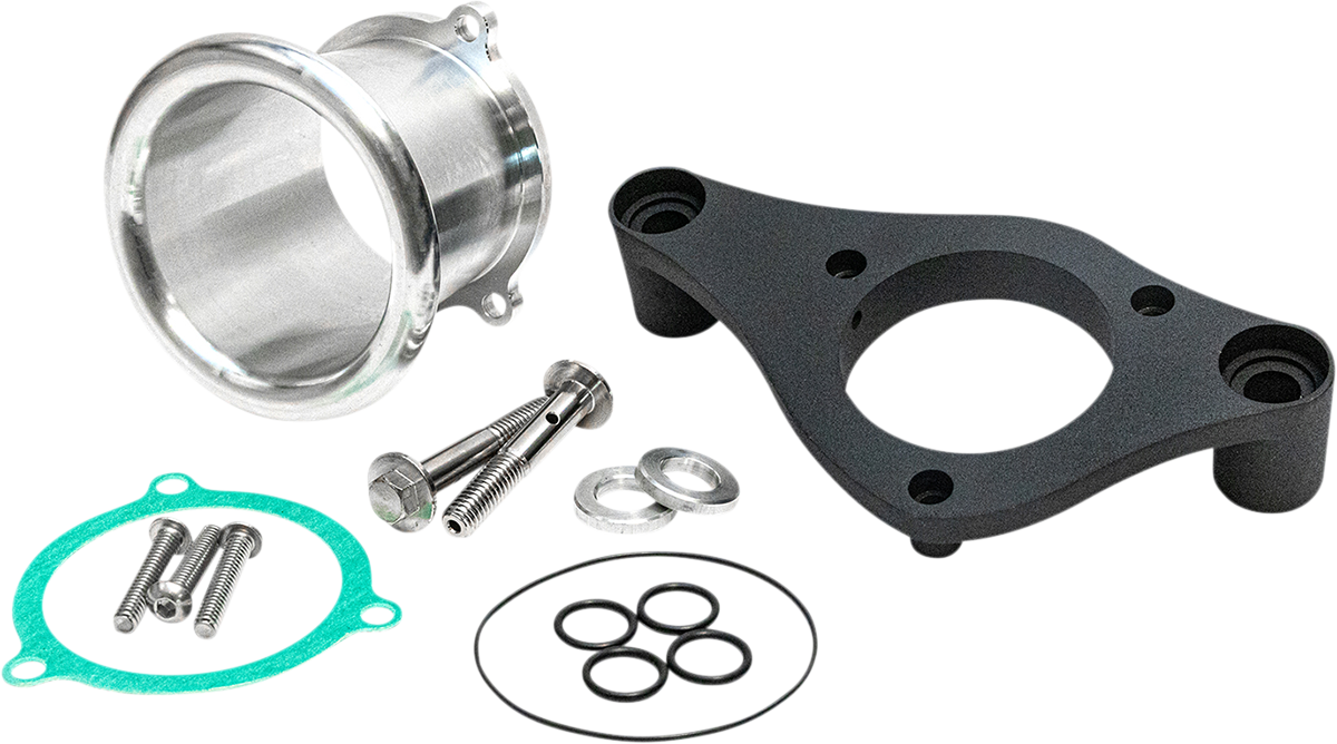 FEULING OIL PUMP CORP. 3" Velocity Stack with Backing Plate Kit - Black 5401